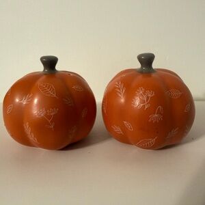 Ceramic
Pumpkin Salt & Pepper Shakers